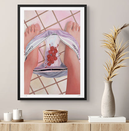 "Cherries, Period" Print