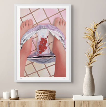 "Cherries, Period" Print