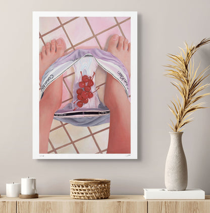 "Cherries, Period" Print