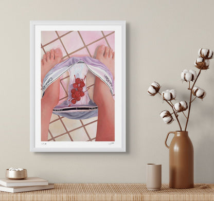 "Cherries, Period" Print